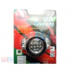 Lanterna de cap 12 Led-uri (LTK-LNT12) - www.lutek.ro